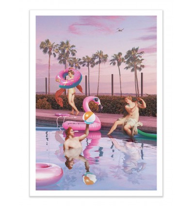 Art-Poster - Pool party - Jonas Loose