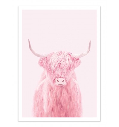 Art-Poster - Highland cow - Paul Fuentes