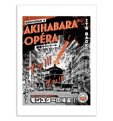 Art-Poster - Tokyo-Paris Opéra - Paiheme studio