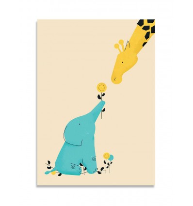 Card 10,5 x 14,8 cm - Baby Elephant - Jay Fleck