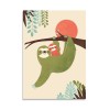 Carte 10,5 x 14,8 cm - Mama Sloth - Jay Fleck