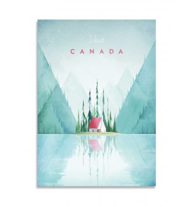 Card 10,5 x 14,8 cm - Visit Canada - Henry Rivers