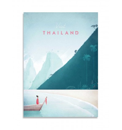 Card 10,5 x 14,8 cm - Visit Thailand - Henry Rivers