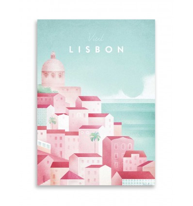 Carte 10,5 x 14,8 cm - Visit Lisbon - Henry Rivers