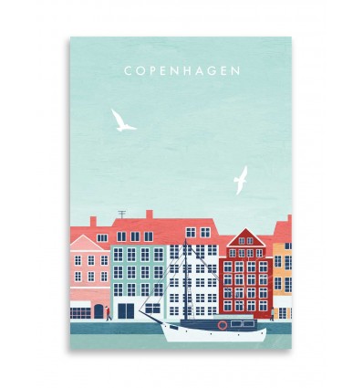 Carte 10,5 x 14,8 cm - Copenhagen - Katinka Reinke