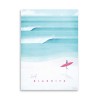 Carte 10,5 x 14,8 cm - Surf Biarritz - Henry Rivers