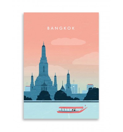 Carte 10,5 x 14,8 cm - Bangkok - Katinka Reinke