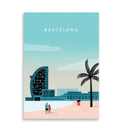 Carte 10,5 x 14,8 cm - Barcelona - Katinka Reinke