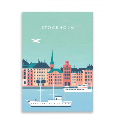Card 10,5 x 14,8 cm - Stockholm - Katinka Reinke