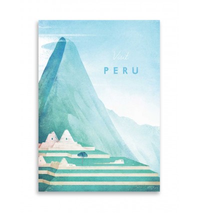 Card 10,5 x 14,8 cm - Visit Peru - Henry Rivers