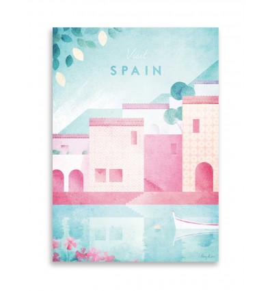 Card 10,5 x 14,8 cm - Visit Spain - Henry Rivers