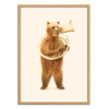 Art-Poster - The bear and it's Helicon - Florent Bodart