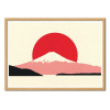 Art-Poster - Fuji Sun - Rosi Feist - Cadre bois chêne