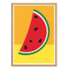 Art-Poster - Watermelon Slice - Rosi Feist - Cadre bois chêne