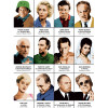 Art-Poster - Stanley Kubrick characters - Olivier Bourdereau