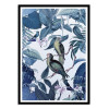 Art-Poster - Jungle Parakeet Blue - Andrea Haase