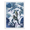 Art-Poster - Jungle Parakeet Blue - Andrea Haase