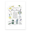 Art-Poster - Gin Tonic cocktail - Mercedes Lopez Charro