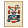 Art-Poster - Super Ramen Bot - Vincent Trinidad