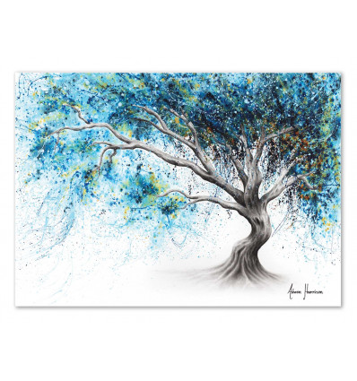 Art-Poster - Blue Crystal Dream Tree - Ashvin Harrison
