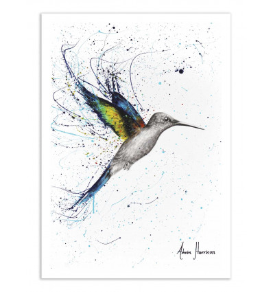 Art-Poster - Happy Hummingbird - Ashvin Harrison