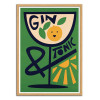 Art-Poster - Gin Tonic - Fox and Velvet