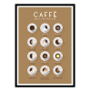 Art-Poster - Espresso Coffee Drinks - Frog Posters
