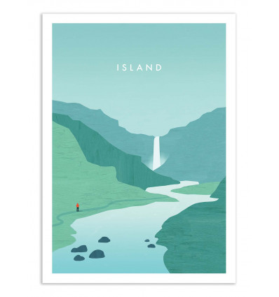 Art-Poster - Island - Katinka Reinke