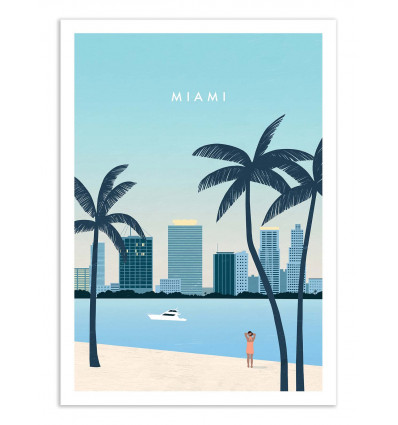 Art-Poster - Miami - Katinka Reinke