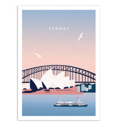 Art-Poster - Sydney - Katinka Reinke