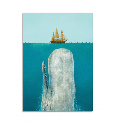Card 10,5 x 14,8 cm - The Whale - Terry Fan