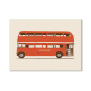 Card 10,5 x 14,8 cm - English Bus - Florent Bodart