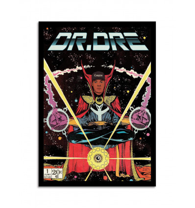 Card 10,5 x 14,8 cm - Dr Dre Comics - David Redon