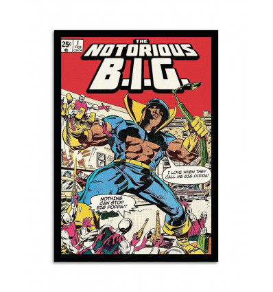 Card 10,5 x 14,8 cm - The Notorious BIG Comics - David Redon