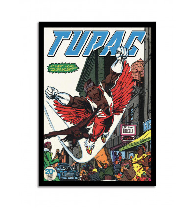 Card 10,5 x 14,8 cm - Tupac Comics - David Redon
