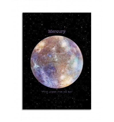 Card 10,5 x 14,8 cm - Mercury - Terry Fan