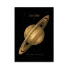 Card 10,5 x 14,8 cm - Saturn - Terry Fan