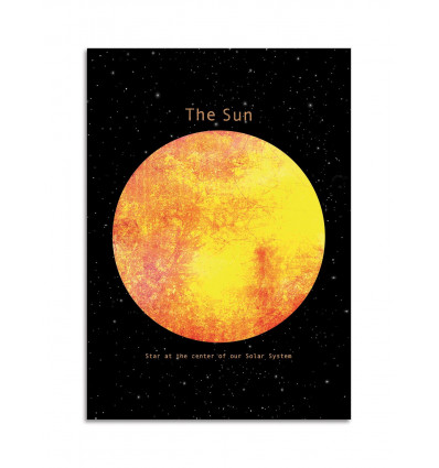 Card 10,5 x 14,8 cm - The Sun - Terry Fan