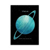Card 10,5 x 14,8 cm - Uranus - Terry Fan