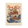 Card 10,5 x 14,8 cm - Great Ramen off Kanagawa - Ilustrata