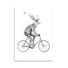 Card 10,5 x 14,8 cm - Even a gentleman rides - Mike Koubou