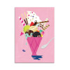Card 10,5 x 14,8 cm - Pirate Ice cream - Shihotana