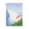Card 10,5 x 14,8 cm - Ski Les Alpes - Henry Rivers