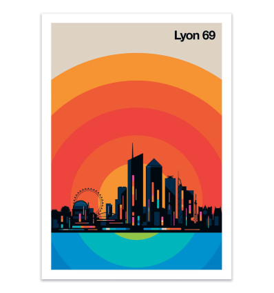 Art-Poster - Lyon 69 - Bo Lundberg