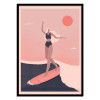Art-Poster - Into the surf - Veronika Grenzebach by The Artcicle