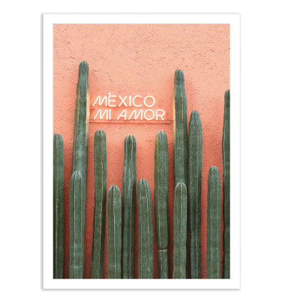 Art-Poster - Mexico mi amor - Gal Design
