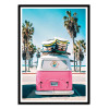 Art-Poster - Van life in pink - Gal Design