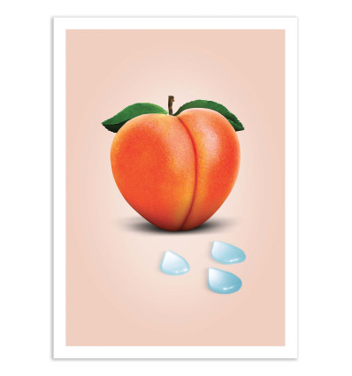 Art-Poster - Juicy peach - Jonas Loose