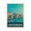 Art-Poster - Amsterdam - Olahoop Travel Posters