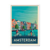 Art-Poster - Amsterdam - Olahoop Travel Posters